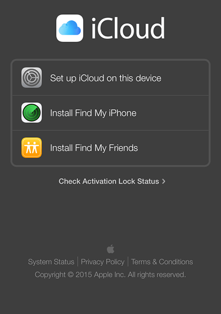 icloud login find my iphone