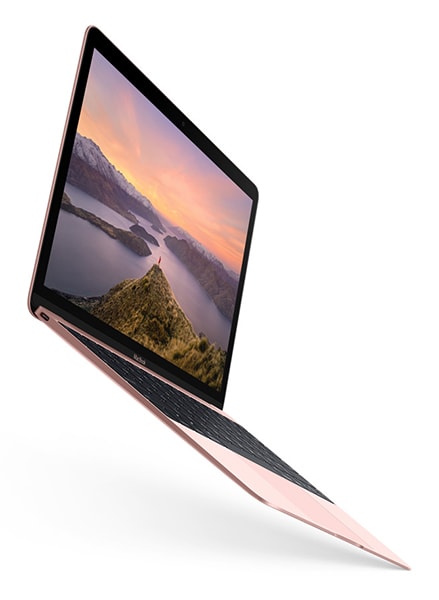 MacBook in Rose Gold